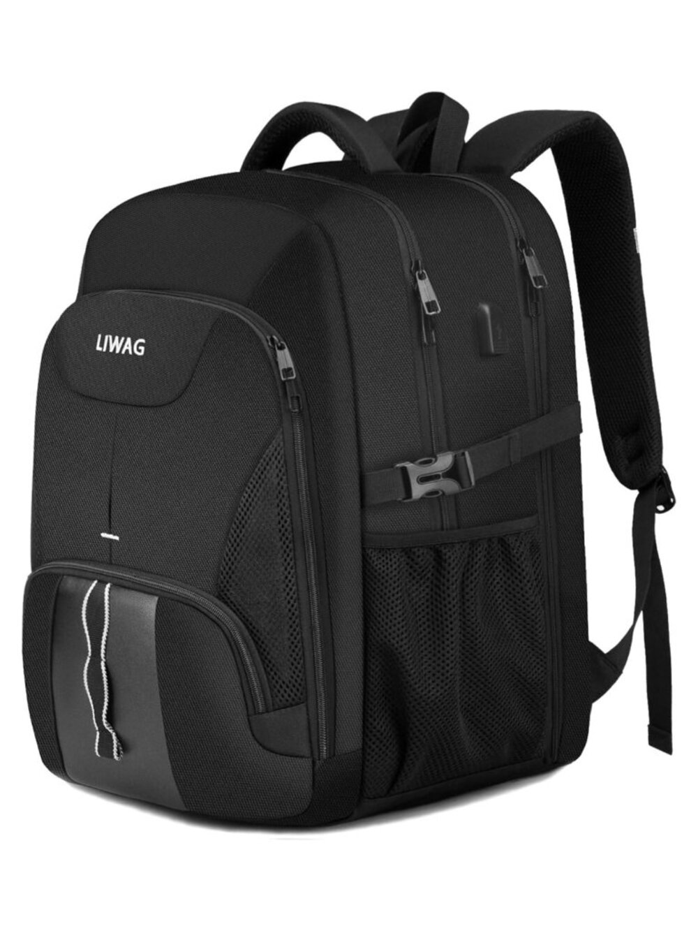 50L Extra Large Laptop Backpack 17.3 inch Water Resistant TSA Friendly USB